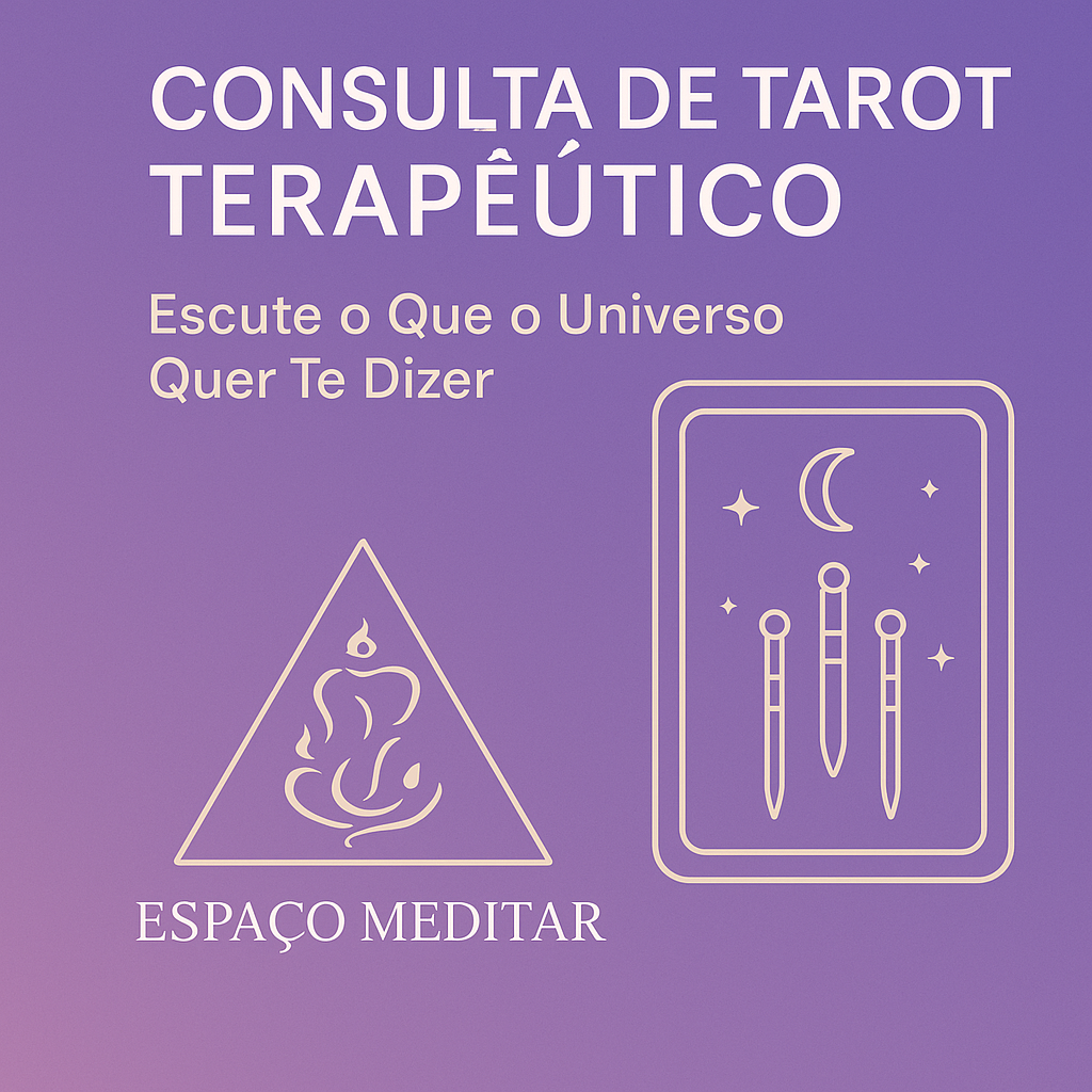 Consulta de Tarot Terapêutico — Escute o Que o Universo Quer Te Dizer
